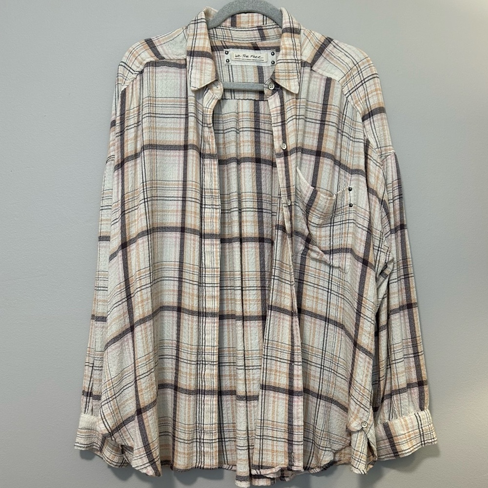 We The Free Plaid Button - up